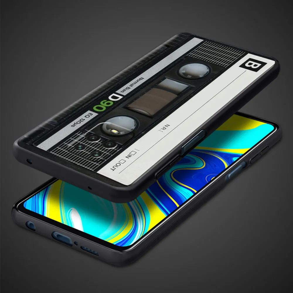 SmartPhone Case for Xiaomi Redmi Note 9S 11 9 8Pro 9C NFC K40 8T 9T 10 Black Coque 9A 7 7A Funda Bag Game Console Chip Camera |