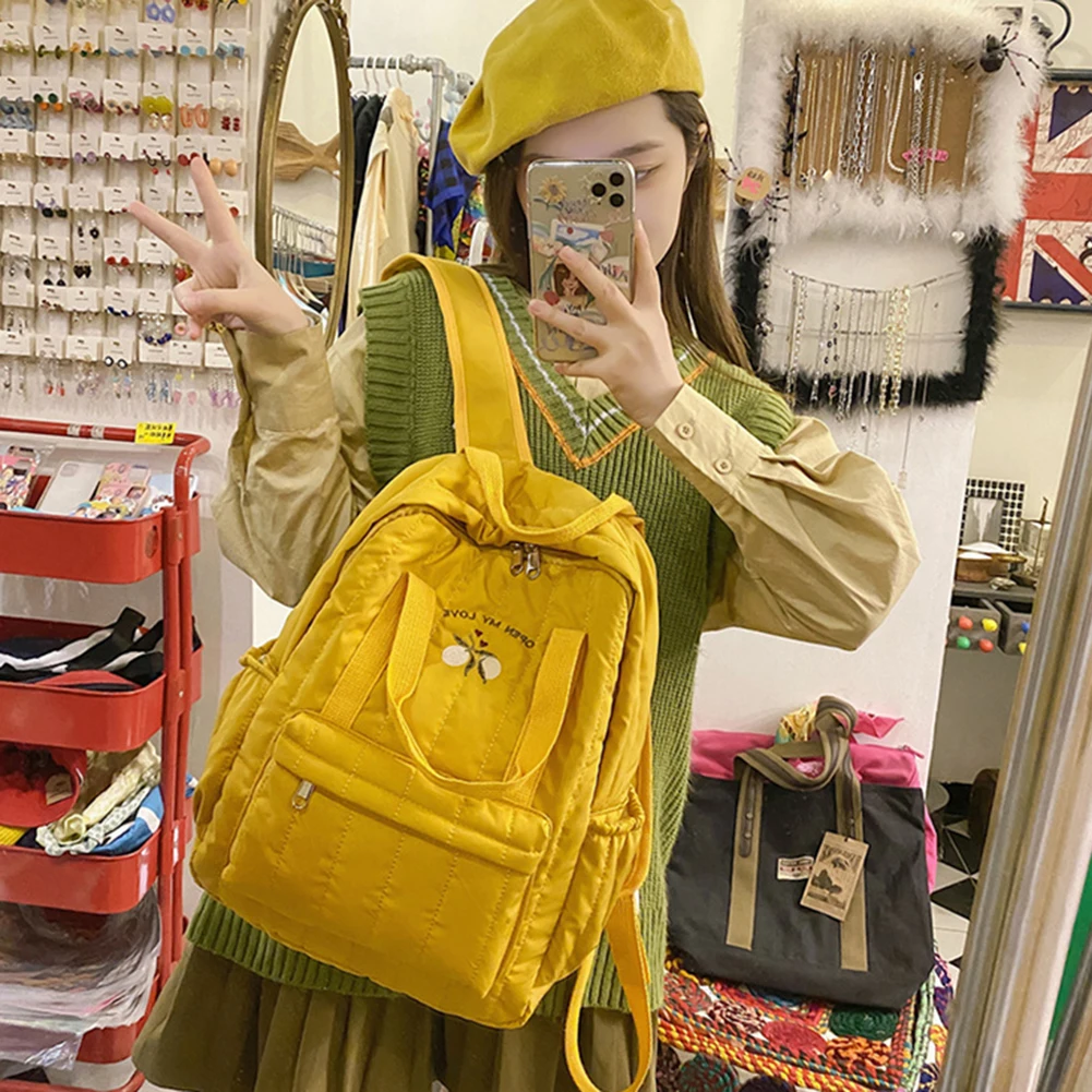 Fashion Backpack Canvas Women Anti-theft Shoulder Bag Tote School For Teenager Girls Backapck Female | Багаж и сумки