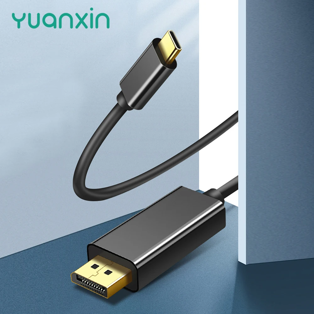 YUANXIN USB C HDTV Cable 4K 60HZ for TV Type C to HDTV Adapter for PC Macbook Pro iPad Samsung Galaxy XPS Pixelbook USB C Cable images - 6