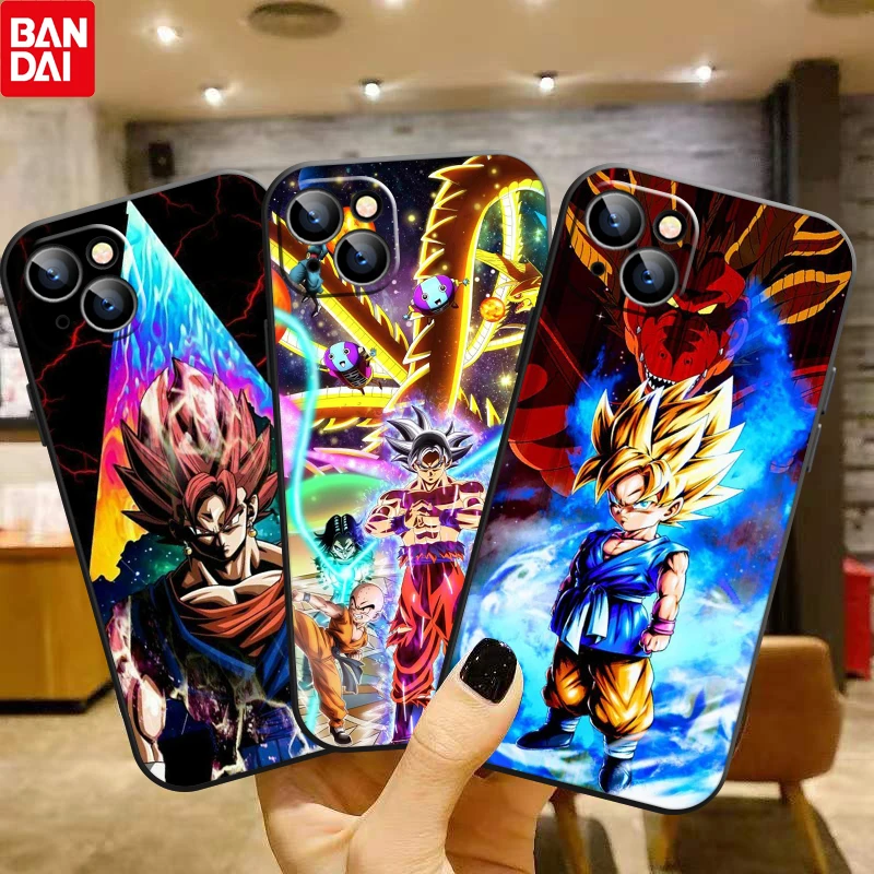 

Dragon Ball Color Cool For Apple iPhone 13 12 Pro Max Mini 11 Pro XS Max X XR 8 7 6 Plus SE 5S Soft Black Phone Case Cover TPU