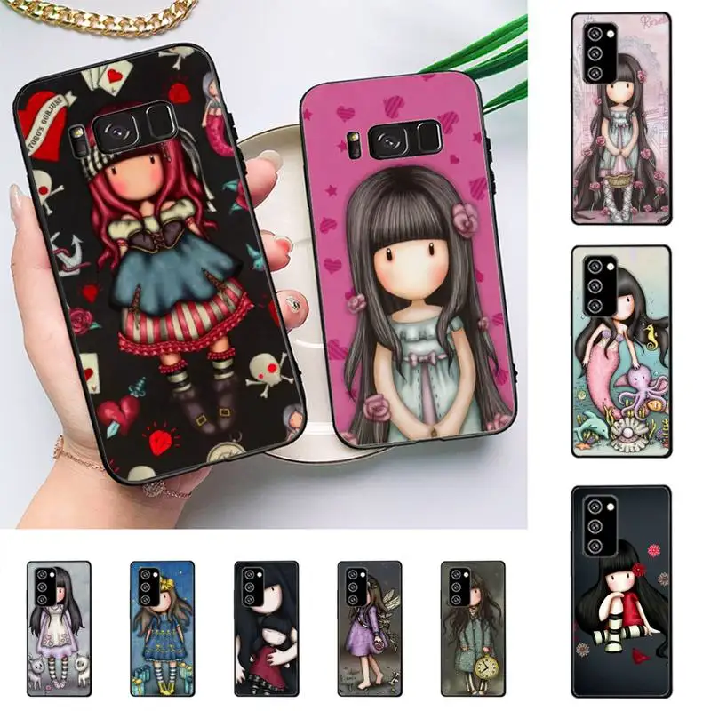

Cute Girl Kid Art Illustration S-santoro Phone Case for Samsung J 2 3 4 5 6 7 8 prime plus 2018 2017 2016 core