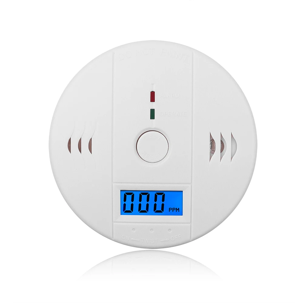 

NEW 85dB CO2 Sensor Detector Wireless CO Meter Carbon Monoxide Poisoning Smoke Gas Sensor Warning Alarm Detector LCD Indicator