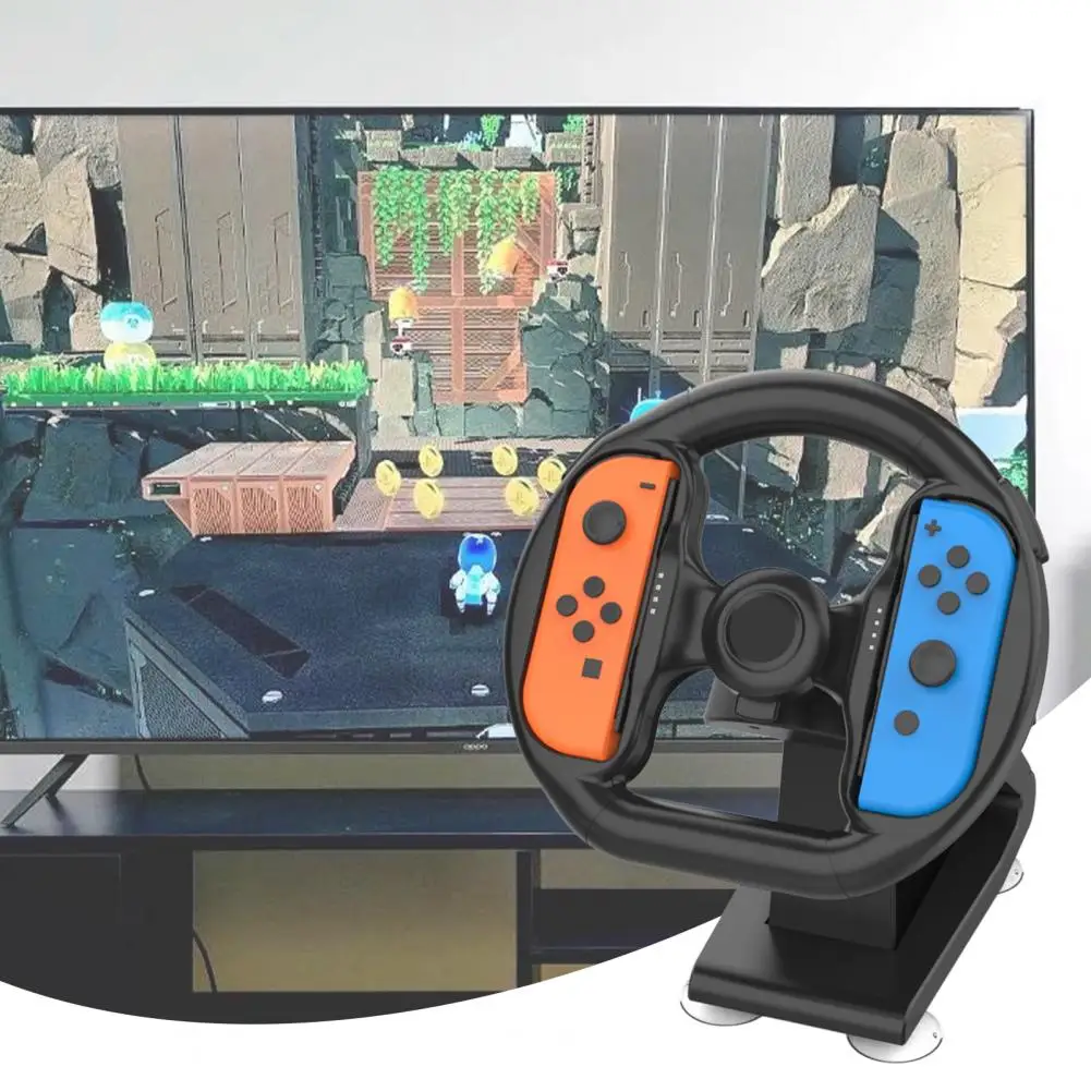 

Игровое рулевое колесо, практичный удобный захват, износостойкий гоночный геймпад, рулевое колесо