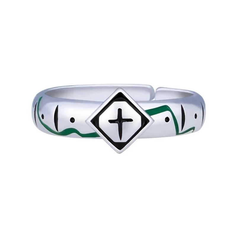 

Bleach Millennium bloody battle Ring Hitsugaya Toushirou Cosplay Unisex Adjustable Opening Anime Jewelry Rings Accessories Gifts