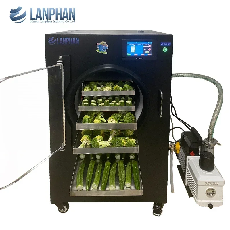 Дешевая 5 кг 7 лотков Вакуумная сушилка для езе Маленький безмасляный насос