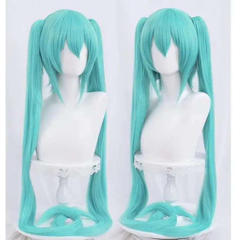 Vocaloid Miku Косплей Парик Аниме Новый Год Рождество Хэллоуин Вечеринка Длинные