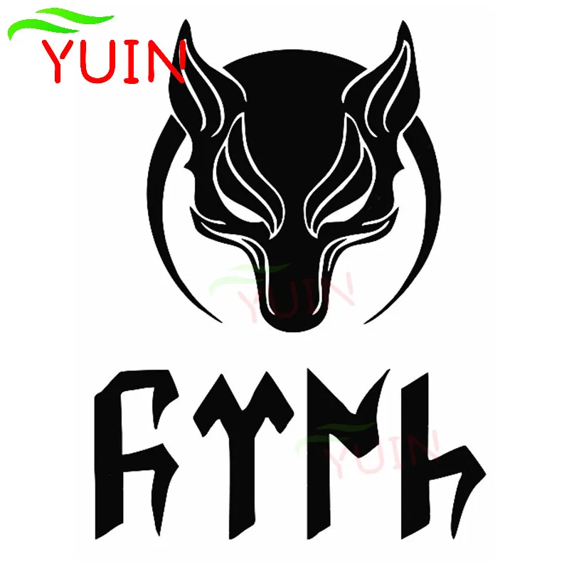 

YUIN Car Sticker Turkey Star Wolf Decoration Accessories Decal Creative Personality Decals Cars Body Windows Waterproof Stickers