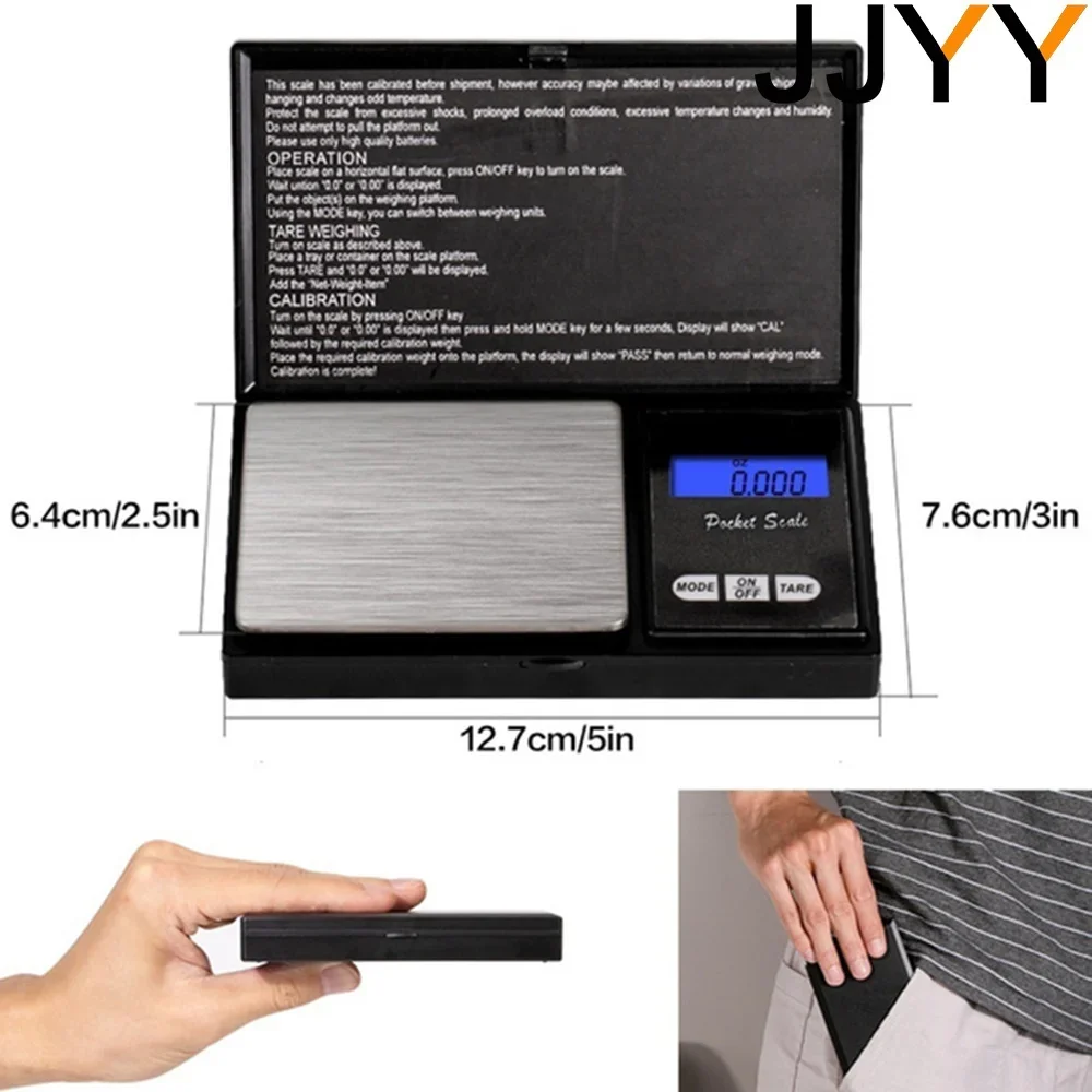 JJYY Цифровые Кухонные Весы Высокой Точности 500 Г X 0