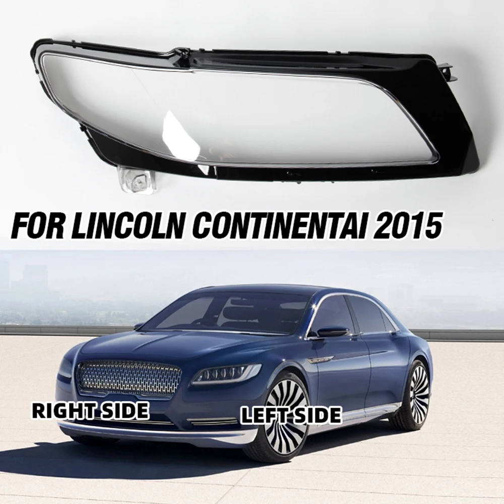 

For Lincoln Continental 2015 Front Headlamp Glass Cover Transparent Headlight Shell Lens Replace Original Lampshade