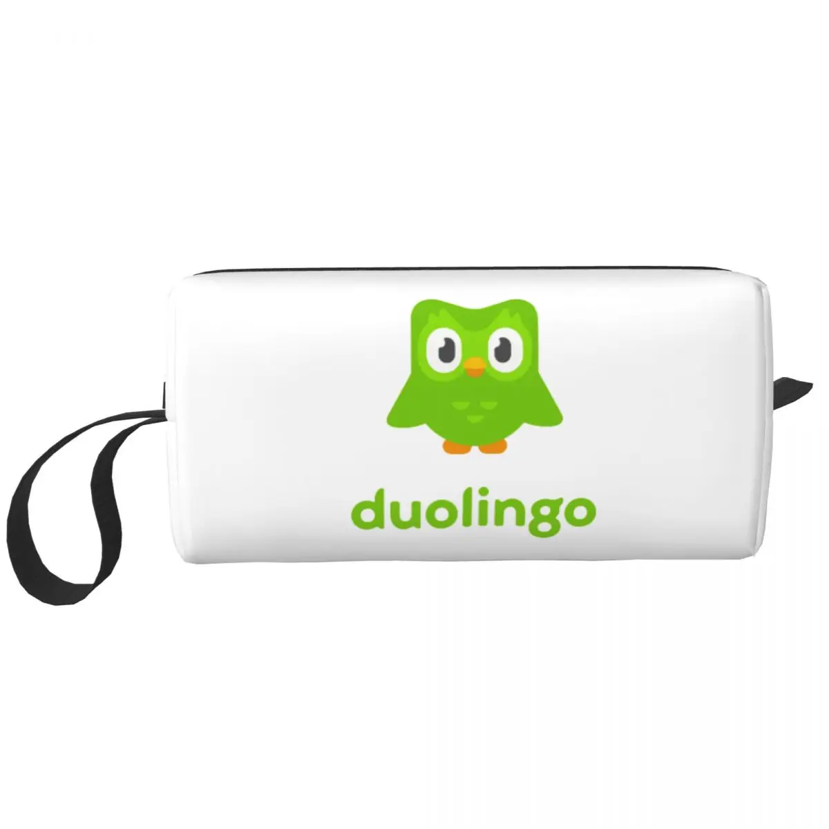 Duolingo большая косметичка дорожная сумка для хранения с мультяшной совой женщин