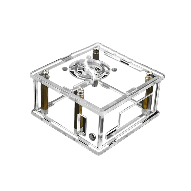 

For Orange Pi R1 Plus LTS Case Acrylic Enclouse Shell Spare Parts Without Cooling Fan For Orange Pi Development Board Protective