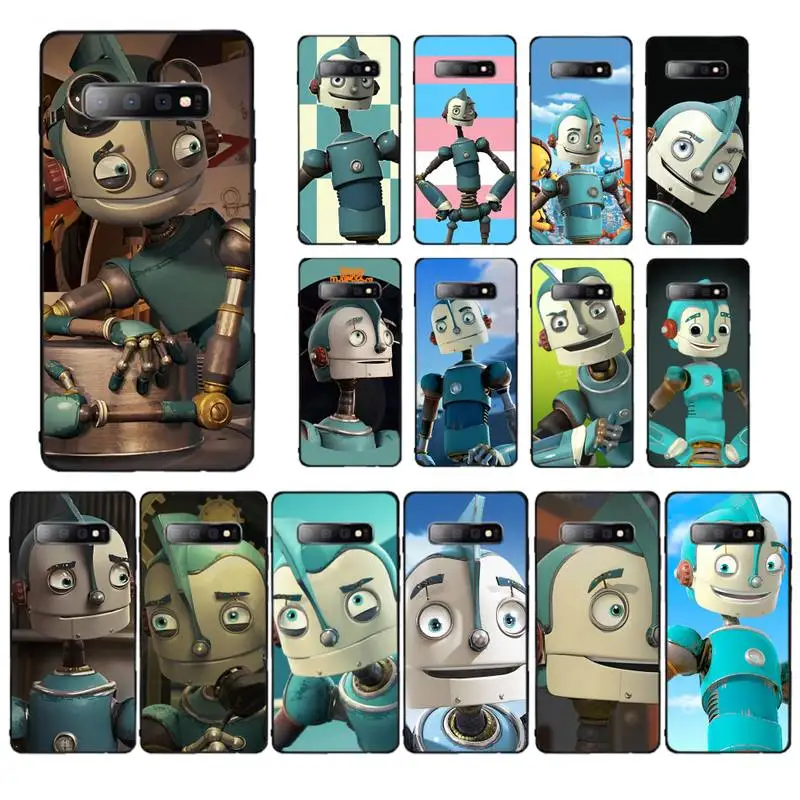 

Diseny blue sky Robots Phone Case for Samsung S10 21 20 9 8 plus lite S20 UlTRA 7edge