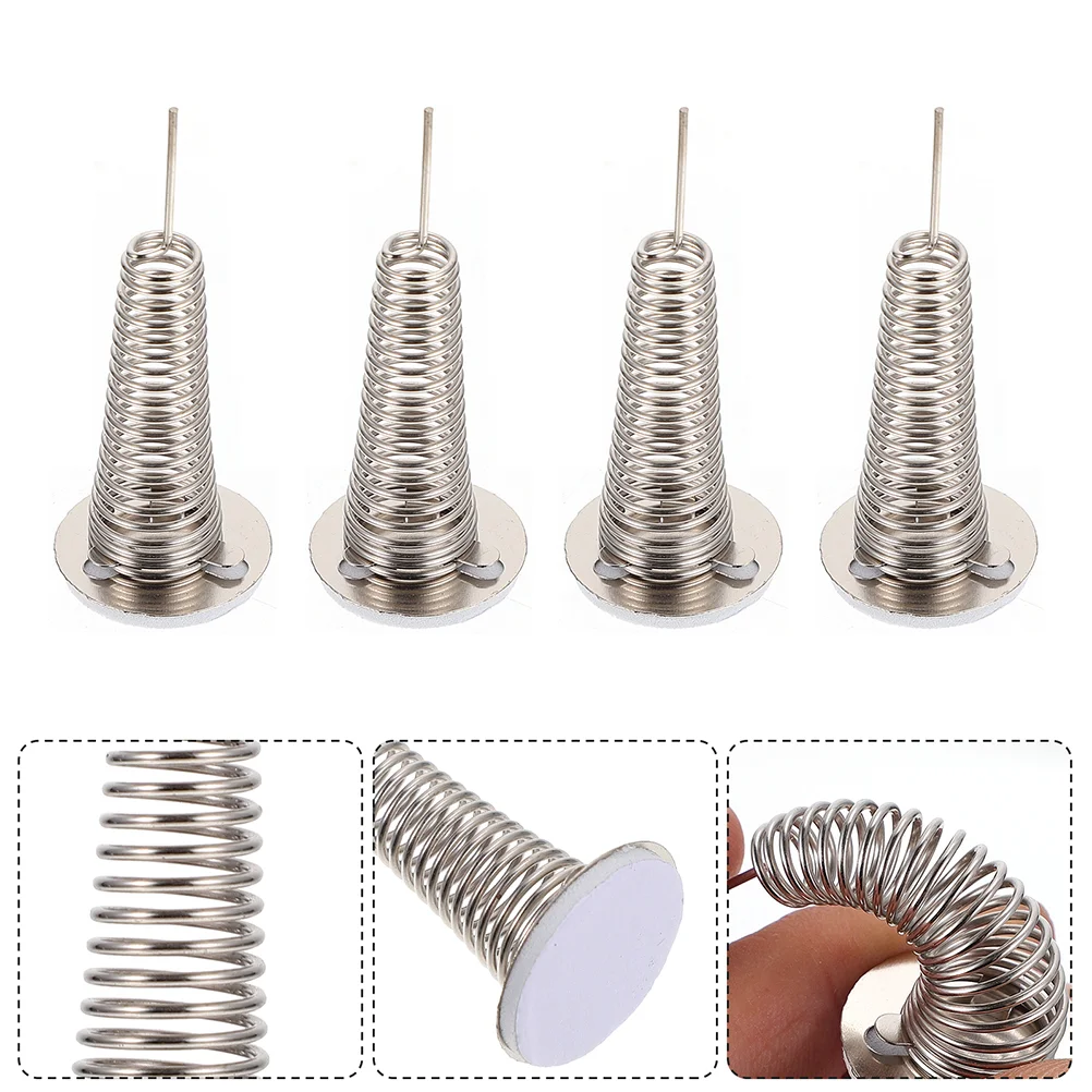 

12Pcs Diy Crafting Swing Spring Clay Ornament Spring Base Adhesive Spring Base for Crafting Decorate Home Friends