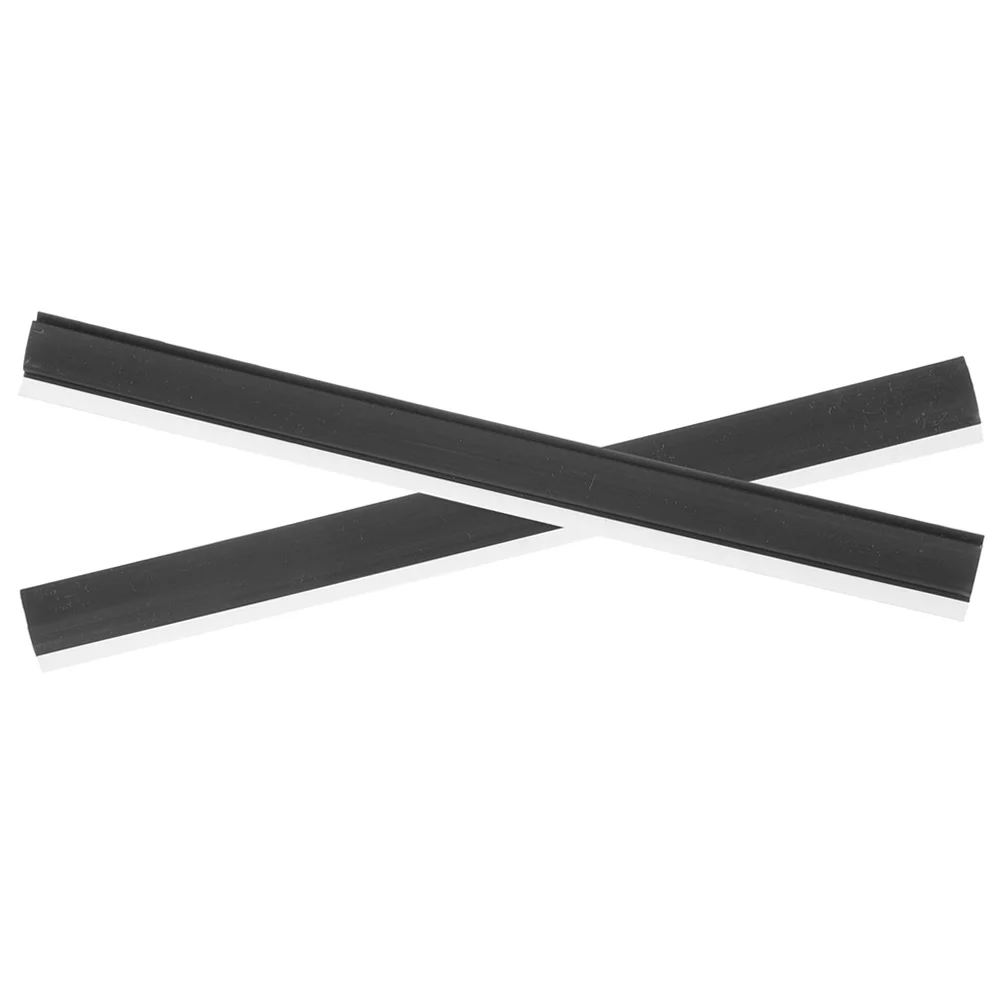 

2 Pcs Plastic Strip Lips Garbage Dustpan Edge Replacement Repair Stripping