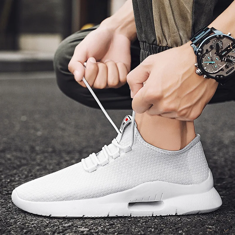 Men Light Running Shoes Jogging Brilliant  Breathable Women's Sneakers Slip on Loafer Shoe Men's Casual Cycling Shoes Size 46