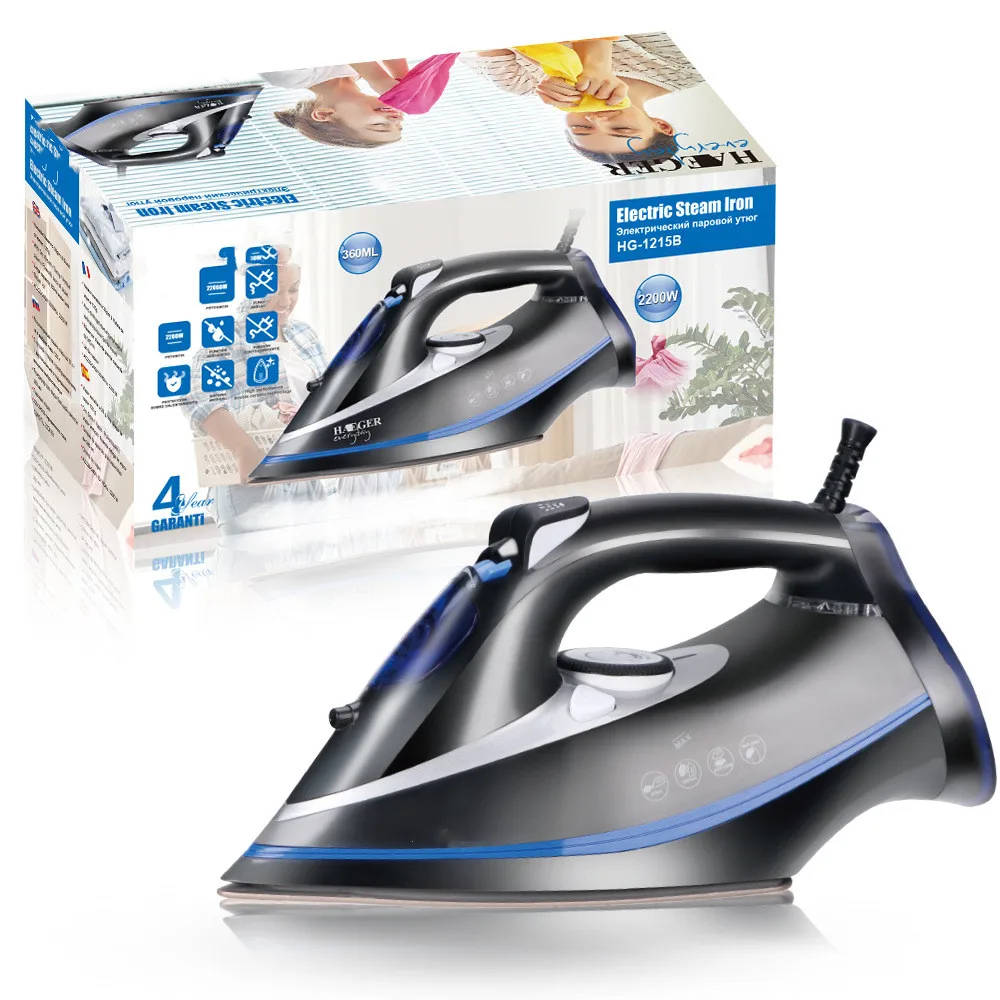 

Electric Iron Ceramic Button Plate Steam Iron 2600W Home Appliances Ironing System Irons for Clothes