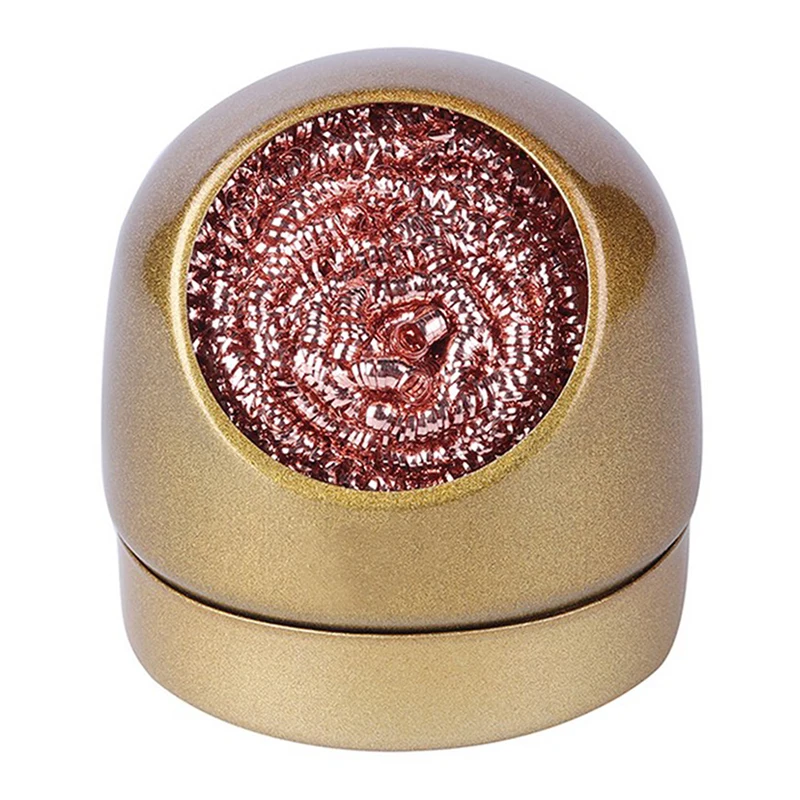 Cleaning Ball Welding Desoldering Soldering Iron Mesh Filter Nozzle Tip Copper Wire Cleaner Tin Remover Steel
