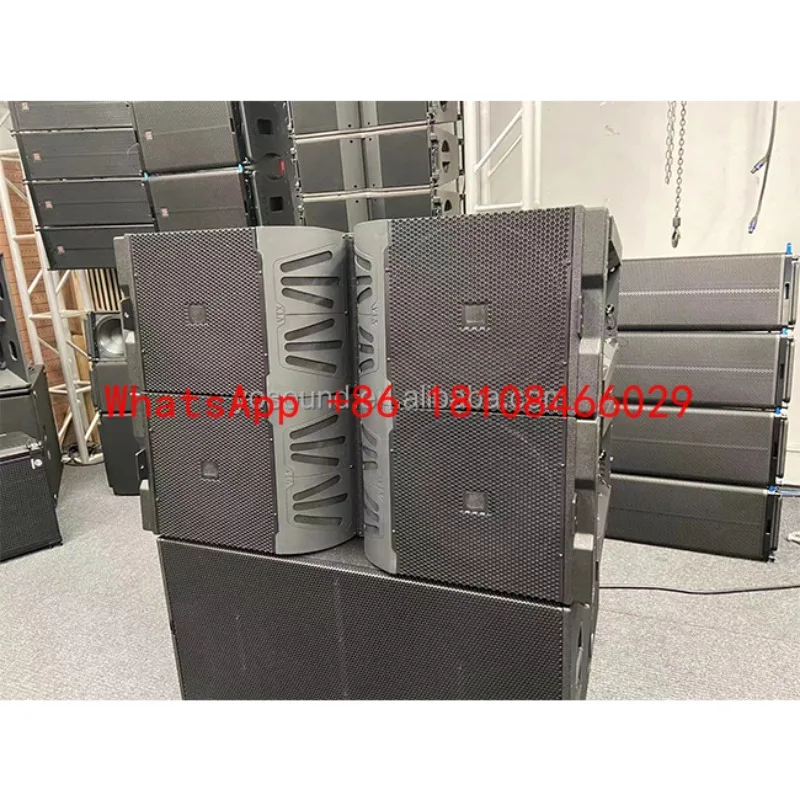 Фото Профессиональная аудиосистема VTX V25 3-полосная с двумя 15-дюймовыми динамиками, мощная линейная акустическая система для мероприятий на открытом воздухе №1