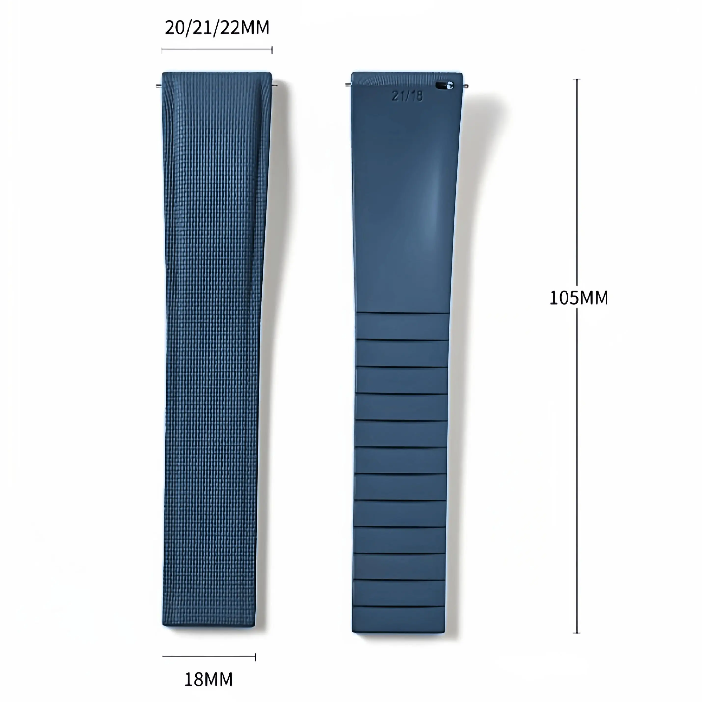Фото Ремешок для часов из ткани Sailcloth и каучука FKM, 20, 21, 22 мм, подходит для IWX Portuguese, Omega Seamaster, универсальный ремешок для часов CTS. №5