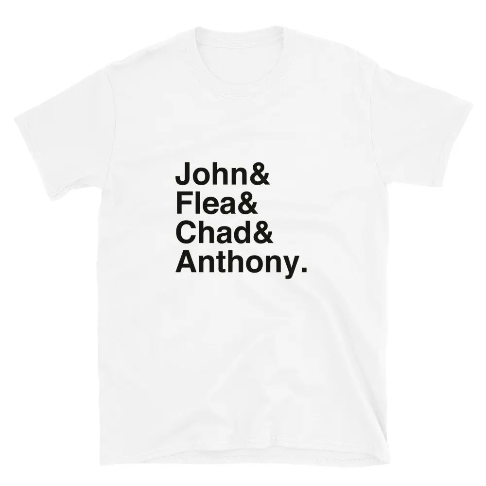 Футболка унисекс с короткими рукавами RHCP John Flea Chad &amp Anthony