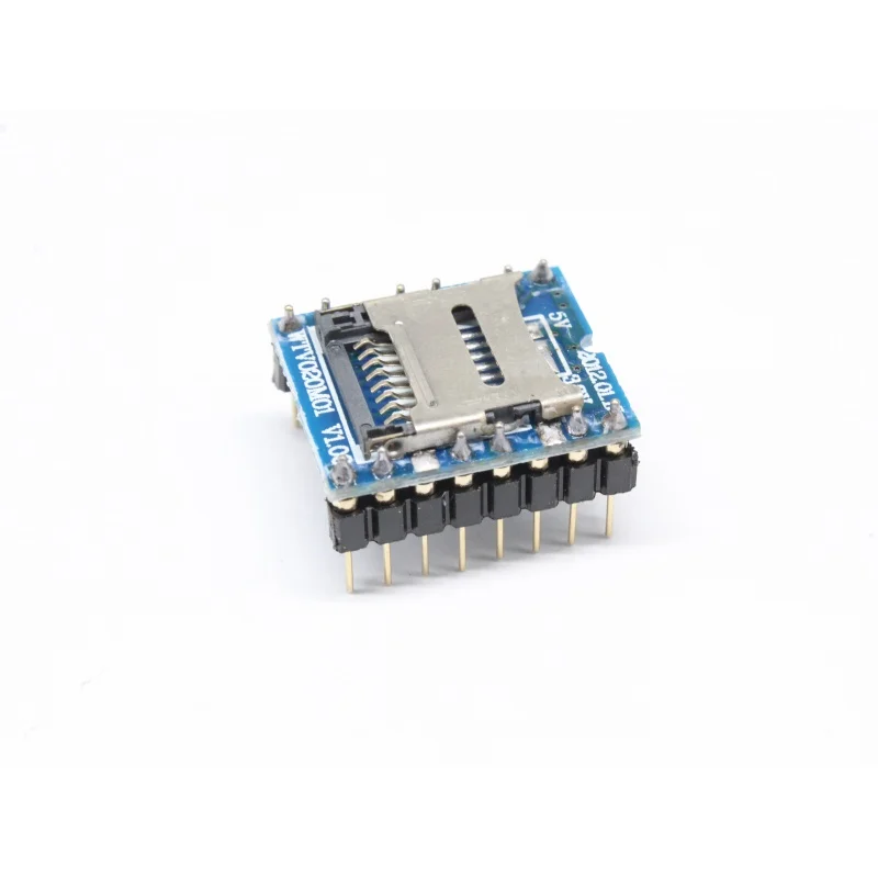 1 шт., WTV020 WTV020-SD Mini SD карта, MP3 звуковой модуль для PIC WTV020SD-20SS 16P