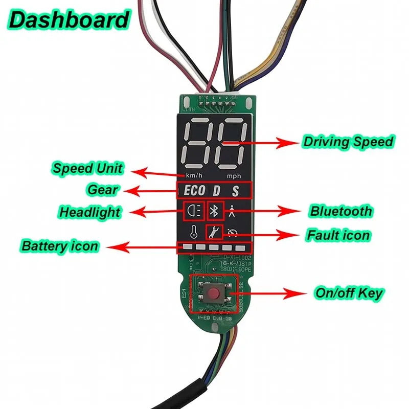 Контроллер для электросамоката MAX Style 350W 36V 17A с Bluetooth, для 10-дюймовых колес, оригинальный Tuya, совместим с FOSTONX-PlayDIGMA, максимальная скорость 40 кмч (art.: 3920db0b548e4) - 3920db0b548e4
