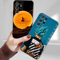 dragon ball phone case for samsung s9 plus s21 ultra s22 plus s10 lites10 5g s8 s9 s20 s10e fe lite ujq8 leather luxury 2021
