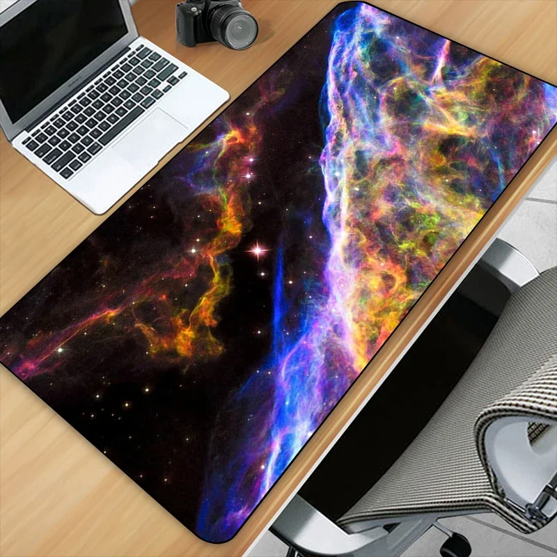 Starlit Sky Abstract Art HD Printing Mouse Pad New Gamer Accessory Hot Large Desk Pads Computer Lock Edge Keyboard Non-slip Mat