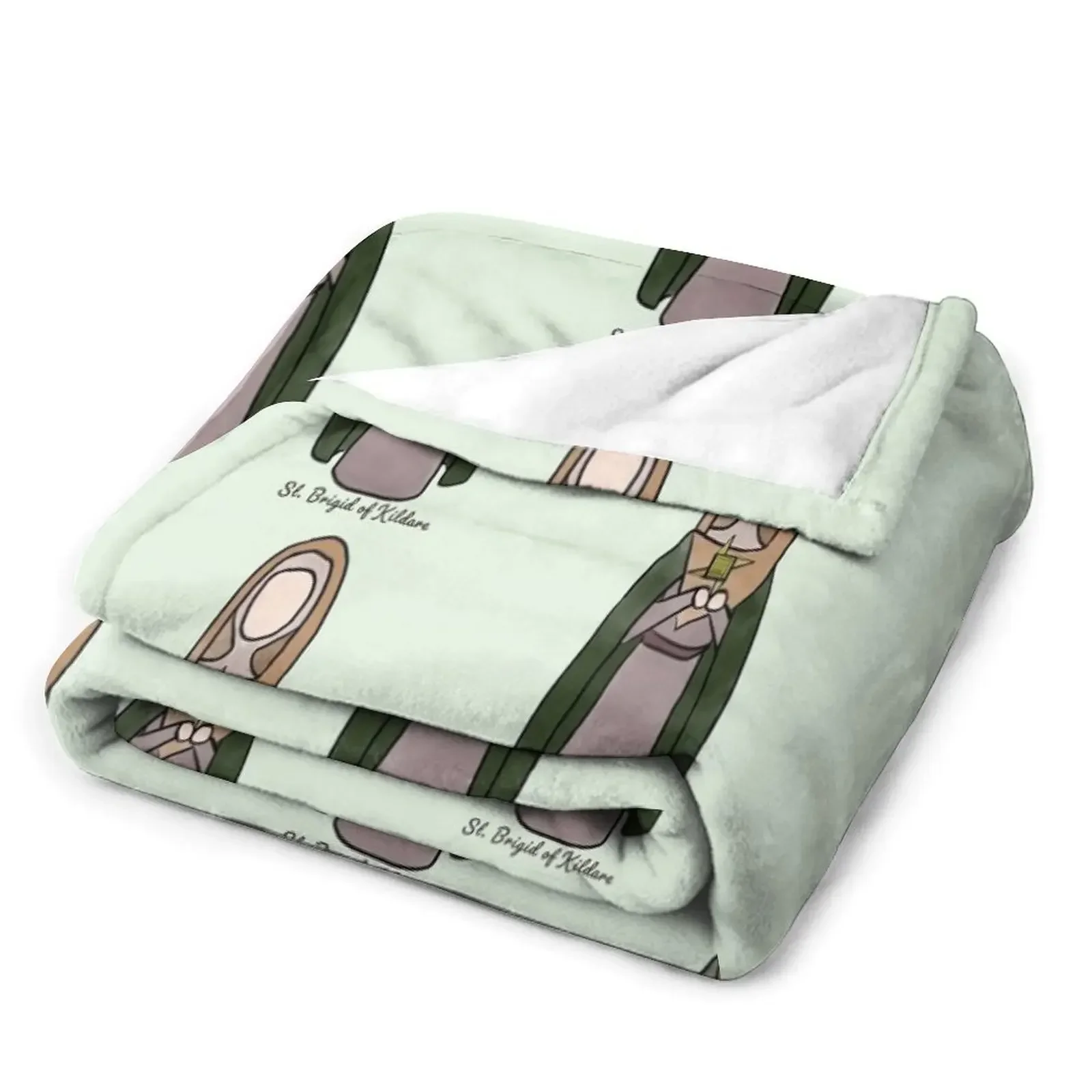 Одеяло St. Brigid of kilосе большие полярные Рождественские декоративные одеяла для