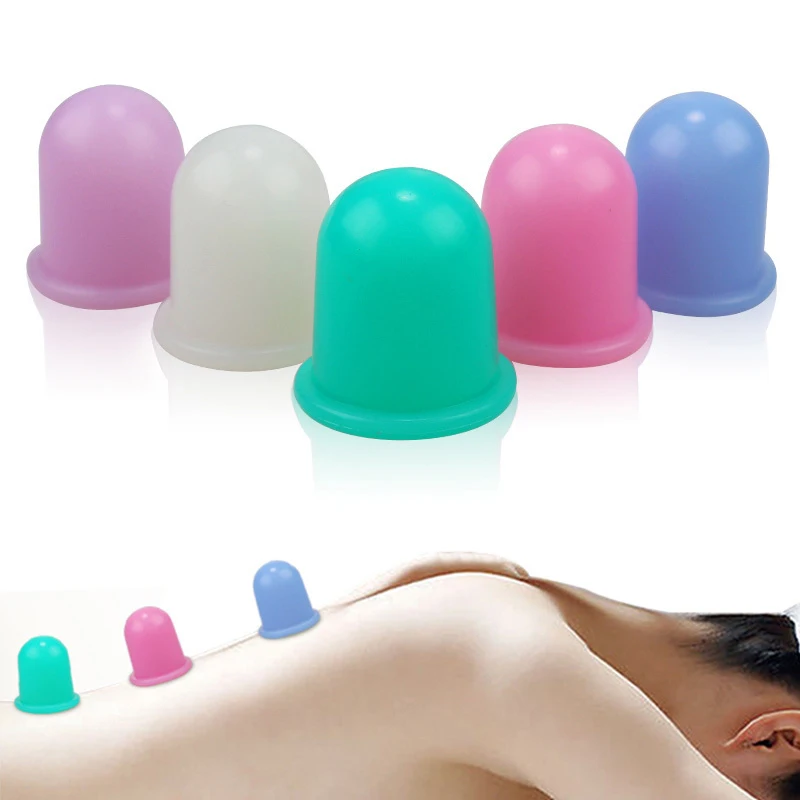 

Chinese Medical Vacuum Cans Silicone Cupping Cup Cellulite Suction Cup Therapy Back Body Anti-cellulite Massage Health Tools