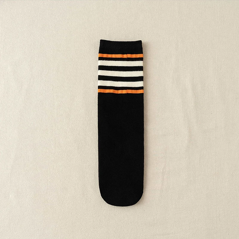 

2 Pairs/Lot Baby Toddlers Socks Autumn Winter Children Girls Knee High Long Sock Cotton Stripe Kids Floor Socks