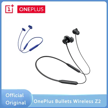Oneplus Bullets Wireless Z2 Neck Headphones IP55 Wireless Headphones 12.4mm Drivers AI Noise Canceling 30 Hours Battery Life 1