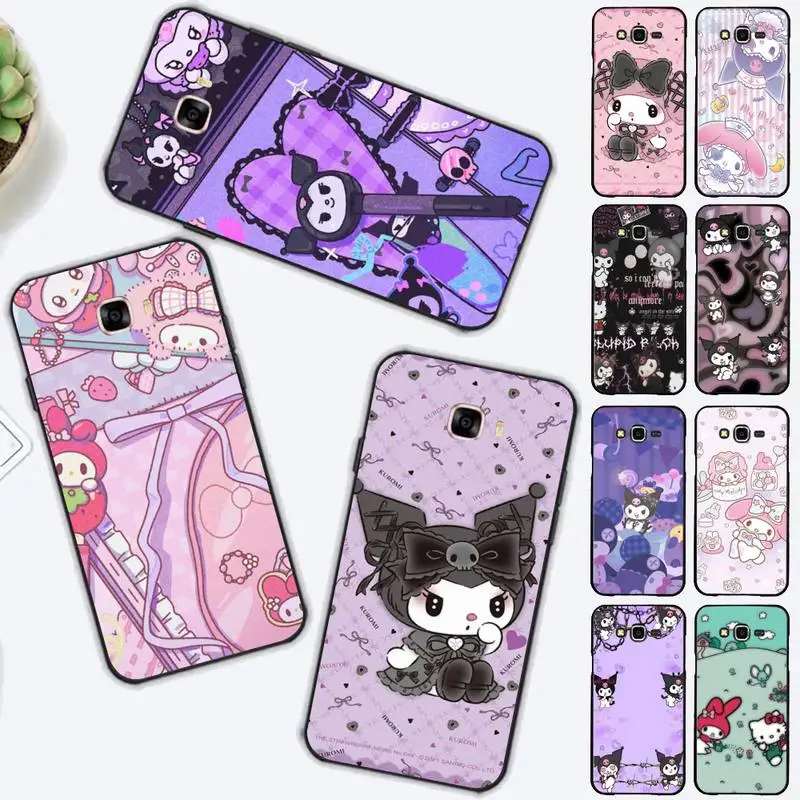 

Bandai Hello Kitty kuromi my melody Phone Case for Samsung J 2 3 4 5 6 7 8 prime plus 2018 2017 2016 core