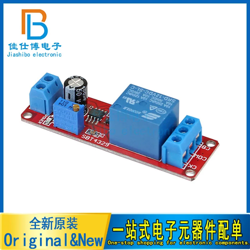 5 шт./лот NE555 модуль реле задержки моностабильный переключатель