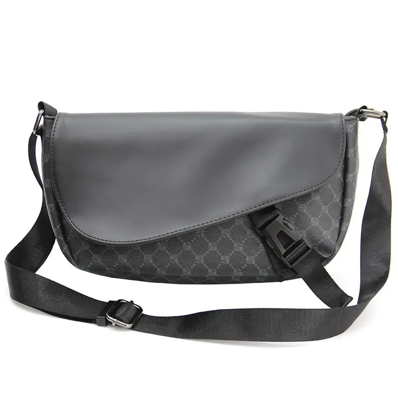 Модная мужская сумка через плечо на одно повседневная клетчатая модная