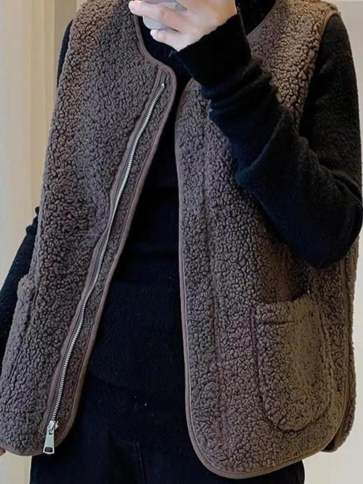 Imitation Lamb Wool Vest Women 2024 Autumn and Winter New Korean Sle Thin Versatile Outer Wear Plush