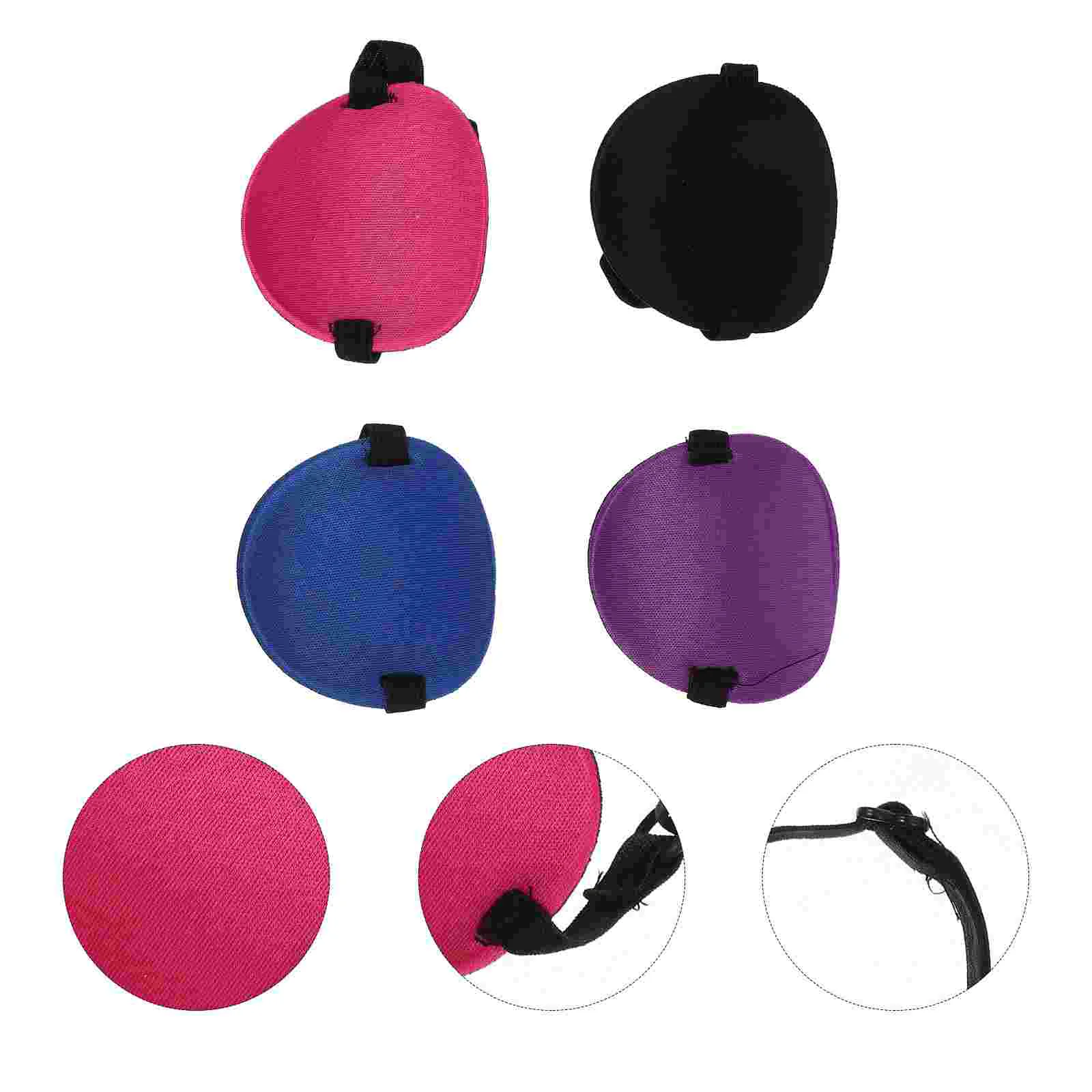 

Eye Patch Piratepatches Lazy Amblyopia Single Strabismus Adults Kids Eyepatch Glasses Adult Black One Adjustable Coverstrapsoft