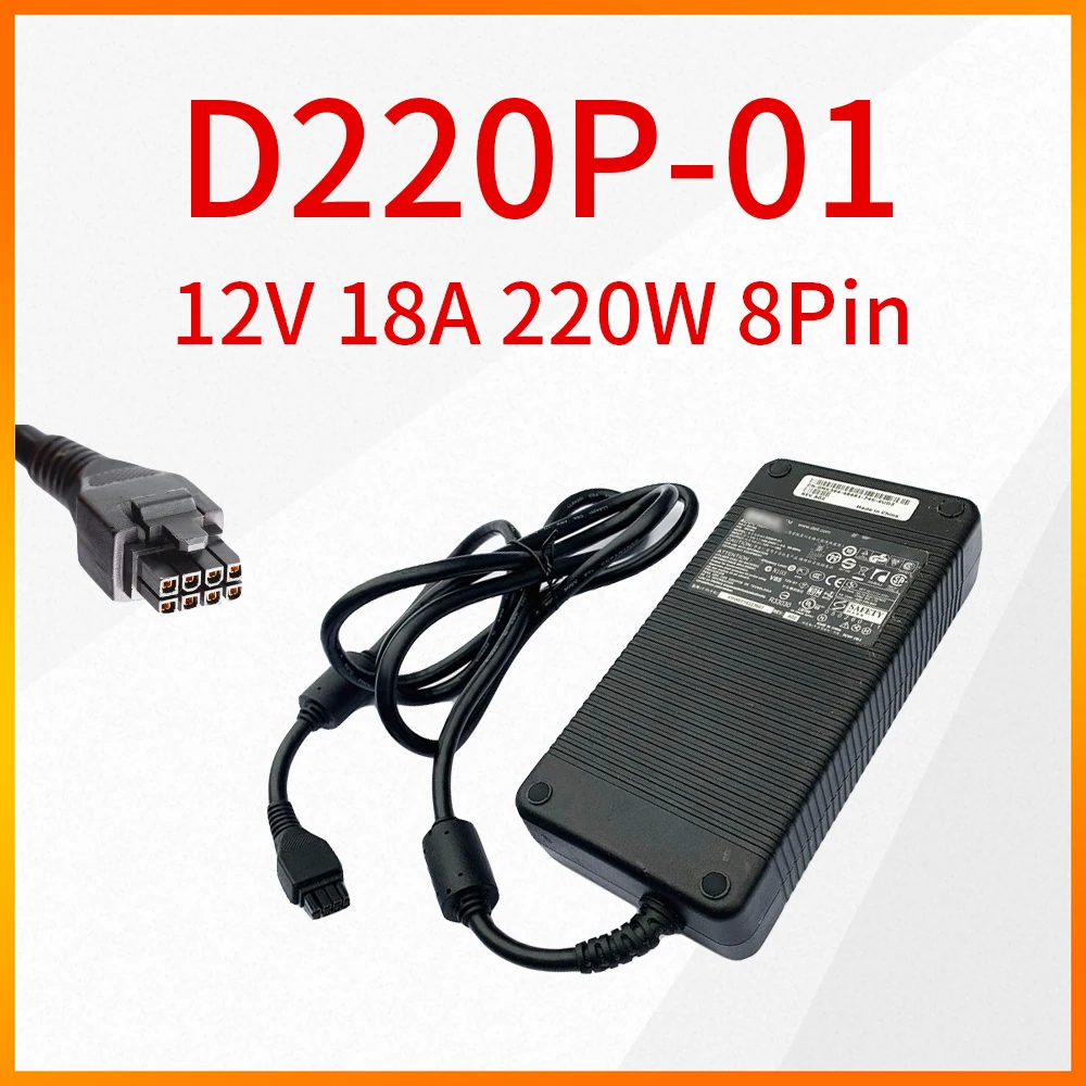 Оригинальный D220P-01 12V 18A 220W 8Pin адаптер питания подходит для Dell ADP-220AB B MK394 D3860 GX755 D220P 01