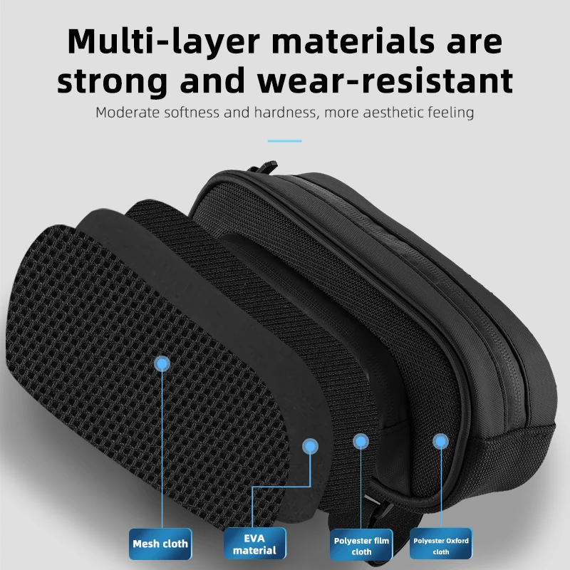 Женская сумка на переднюю раму велосипеда светоотражающая с логотипом для