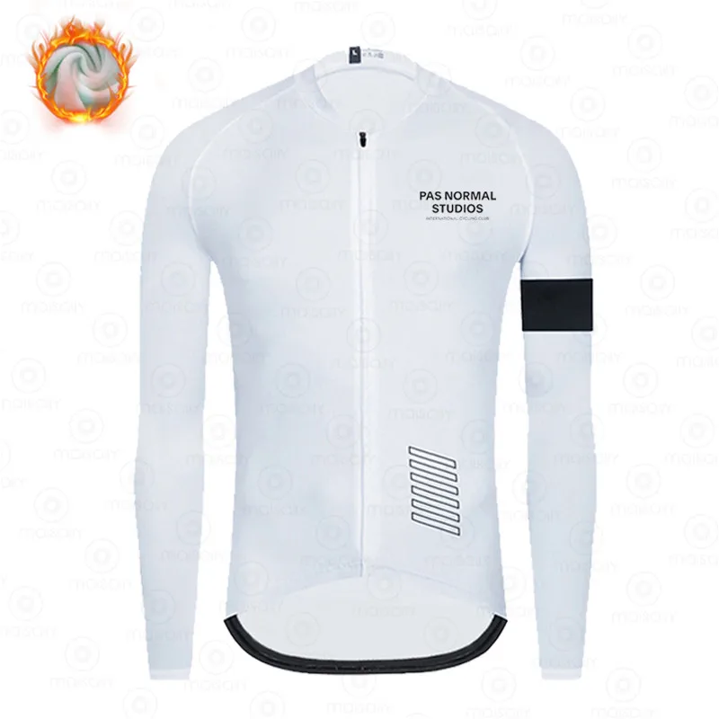 

PNS 2022 New Winter Thermal Fleece Cycling Long Jerseys Pas Normal Studios Men's Warm Jacket MTB Cycling Clothing Ropa Ciclismo