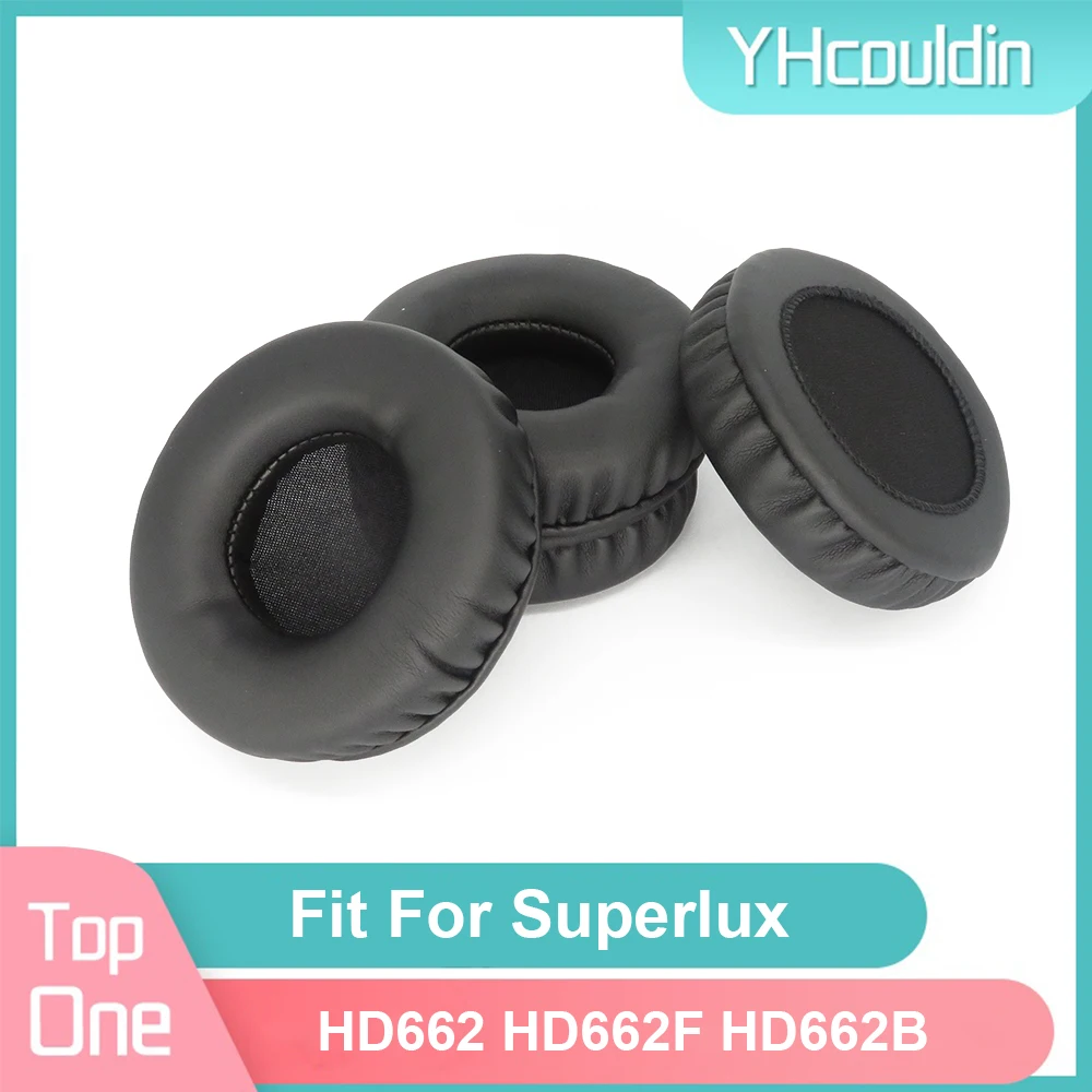 Амбушюры для наушников Superlux HD662 HD662F HD662B, Полиуретановые Мягкие амбушюры, черные амбушюры Амбушюры для наушников Superlux HD662 HD662F HD662B, Полиуретановые Мягкие амбушюры, черные амбушюры