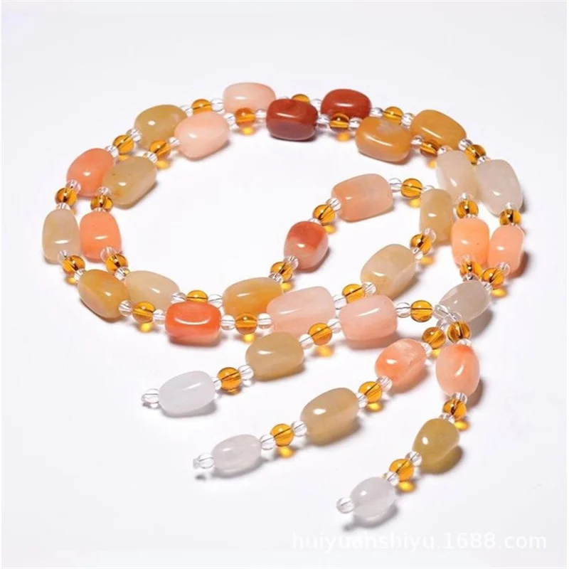 

Натуральное ожерелье из нефрита и бусин, Женская цепочка на свитер, ювелирные изделия, аксессуары, настоящие китайские синьцзянские красоч...