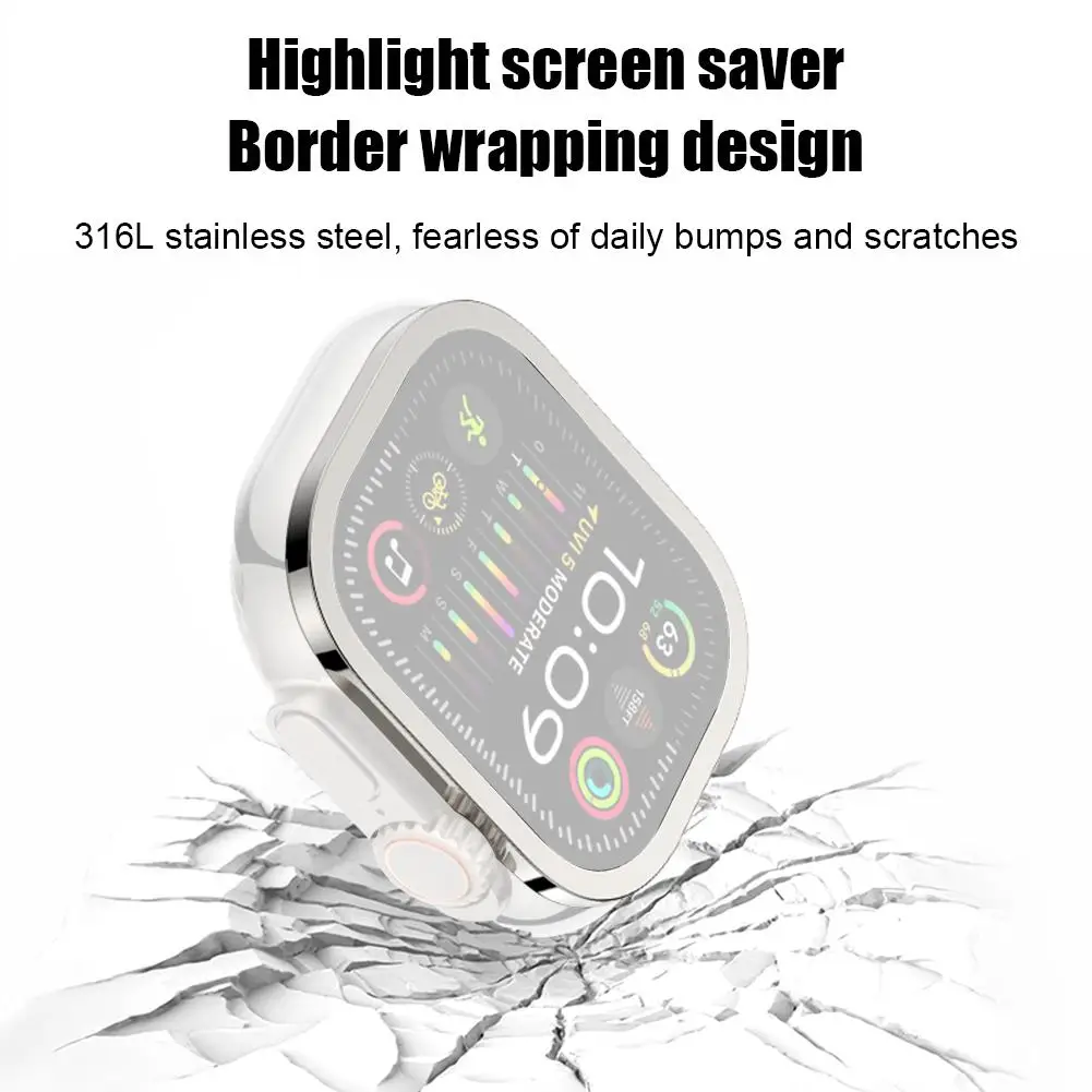 Часы из нержавеющей стали для Apple Ultra 3