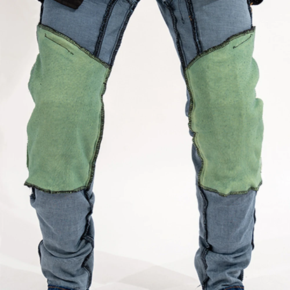 LOMENG Motorcycle Jeans Motorbike Motocross Cycling Pnats Fireproof Kevlar Protective Layer On Hips And Knees LM03