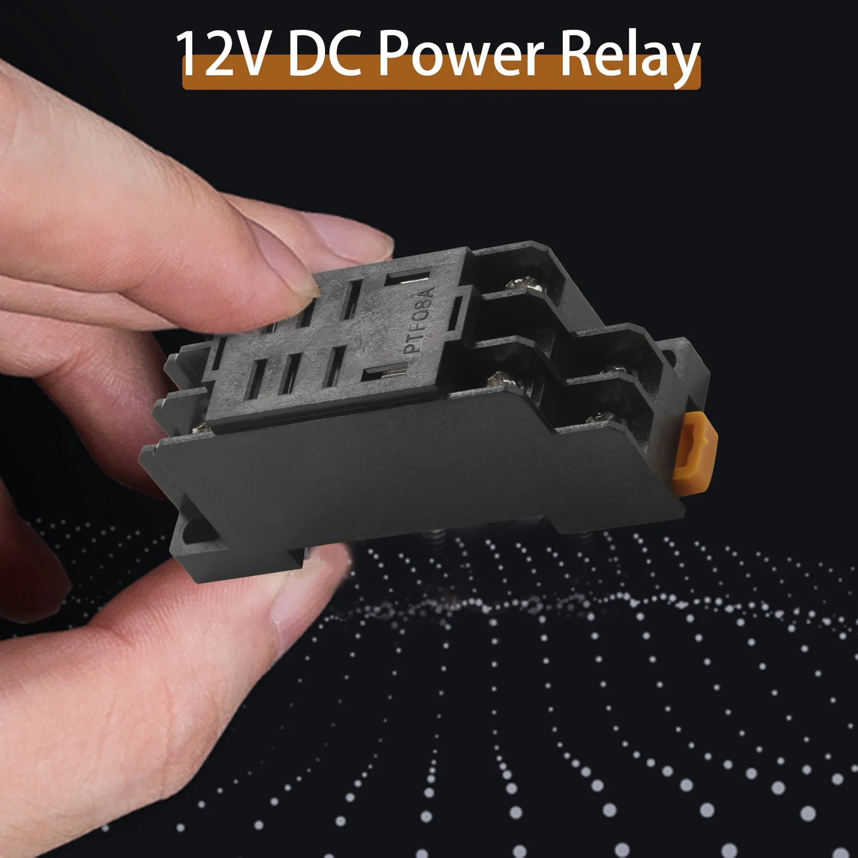 Реле мощности катушки 12 В постоянного тока DPDT LY2NJ HH62P-L 10A с основанием разъема PTF08A