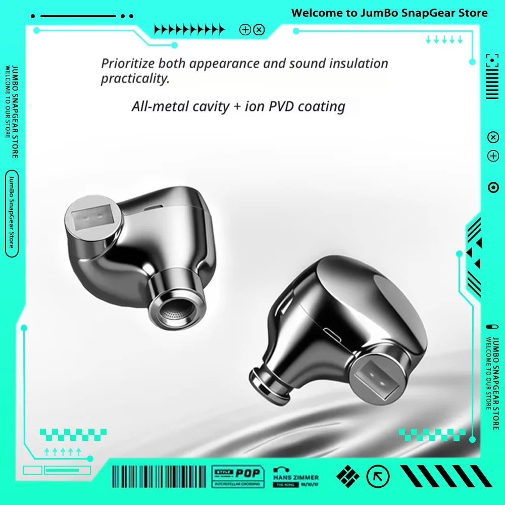 Фото Проводные наушники Questyle ZEN, Hi-Fi наушники-вкладыши с шумоподавлением 40 дБ, физический разъем 3,5 мм, для игр и прослушивания музыки №1