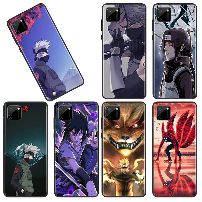 

Naruto Anime Akatsuki Uchiha Luxury For OPPO Find X2 X3 X5 Lite Neo Pro 5G OPPO Reno2 Reno4 5 6 7 Z Lite Pro SE Black Phone Case