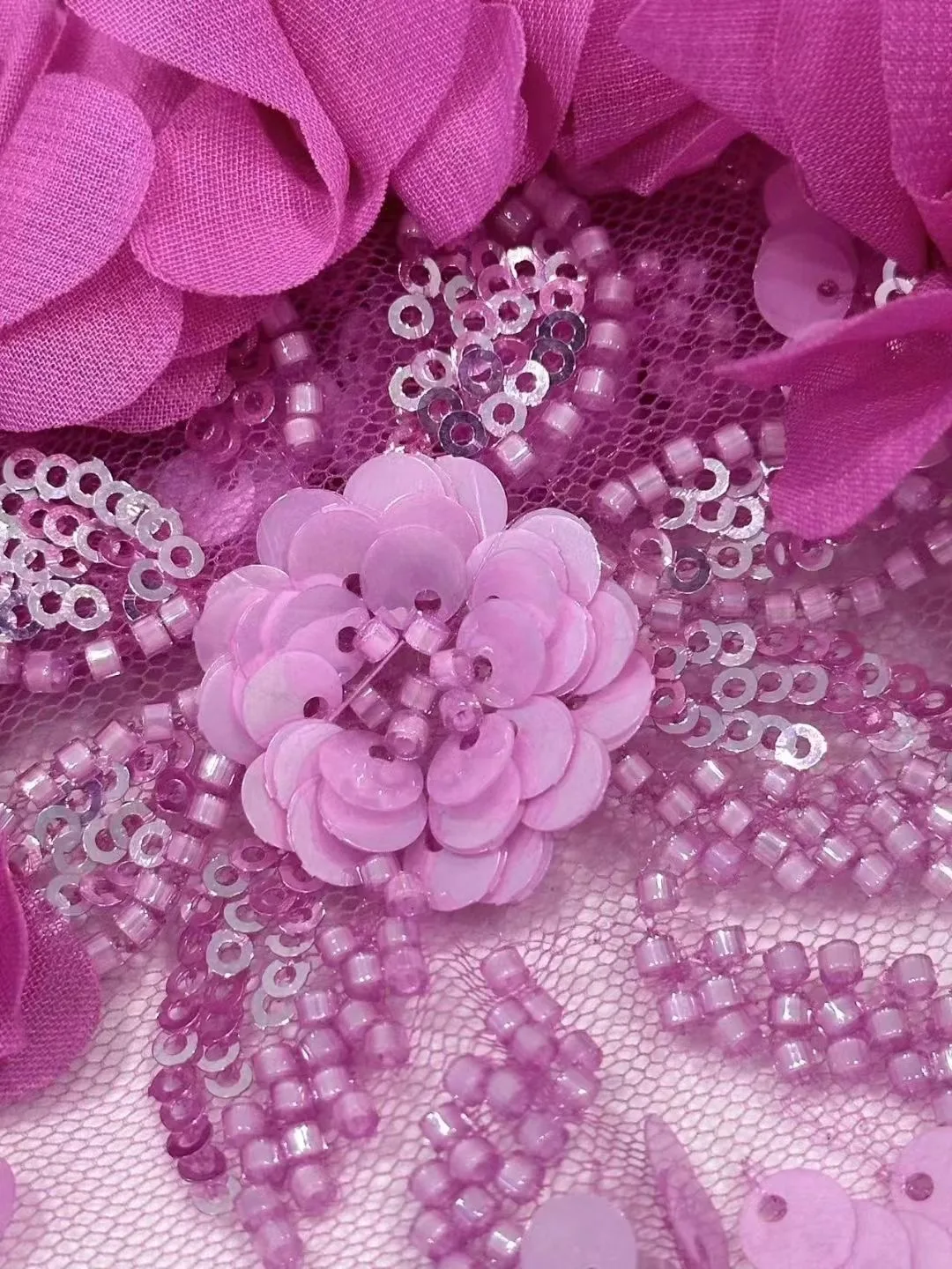 Африканская сетчатая кружевная ткань с бусинами для шитья одежды блесток тюль