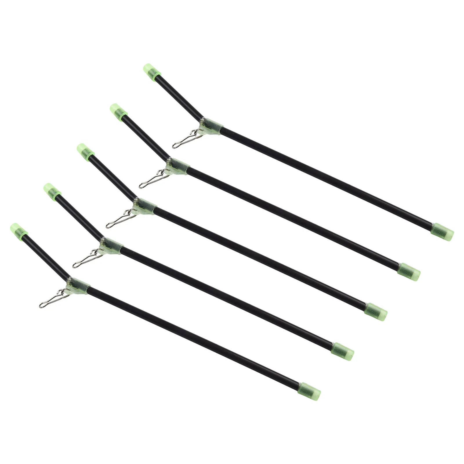 

Feeder Anti Tangle 200*4.5mm 5pcs ABS Accessories Black For Trolling Boat Iron Kit Lifelike Luminous