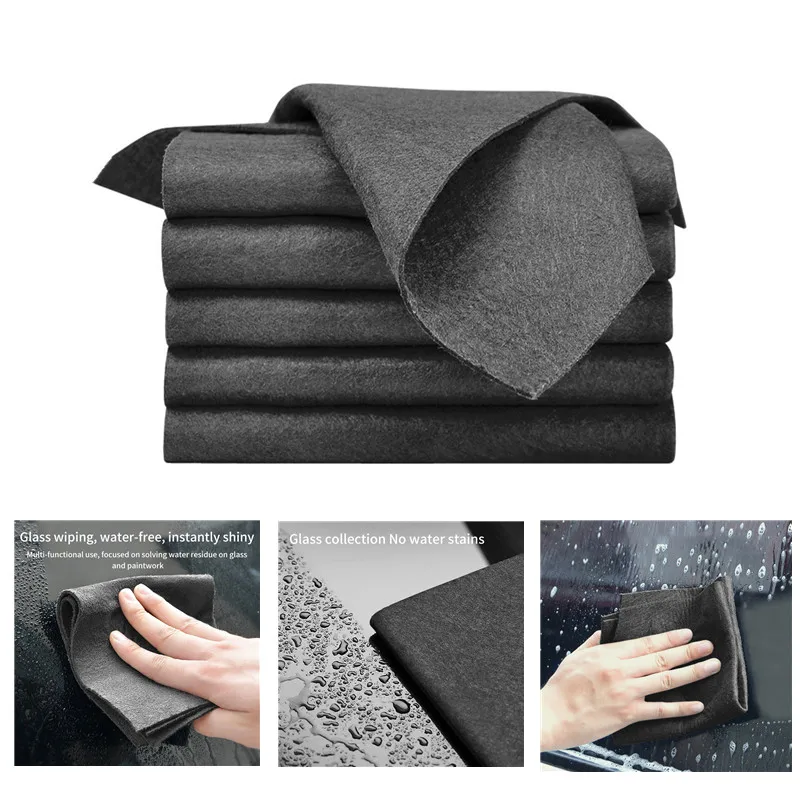 

5pcs Cleaning Cloth Microfiber Absorbent Kitchen Dish Washing Towel Car Window Rag Cleaning Products for Home Kitchen Accessorie